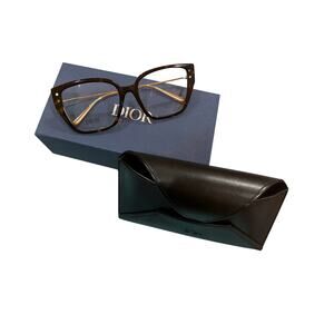 Miss Dior Eye Glasses*54 MM* NEW in Box* Tortoise Shell
